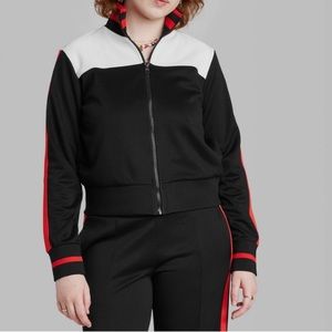 Women's Track Zip-Up Jacket  Wild Fable.   NWT